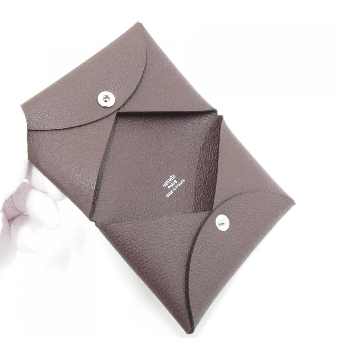 [Unused items] HERMES Calvi 064954CK Card Case