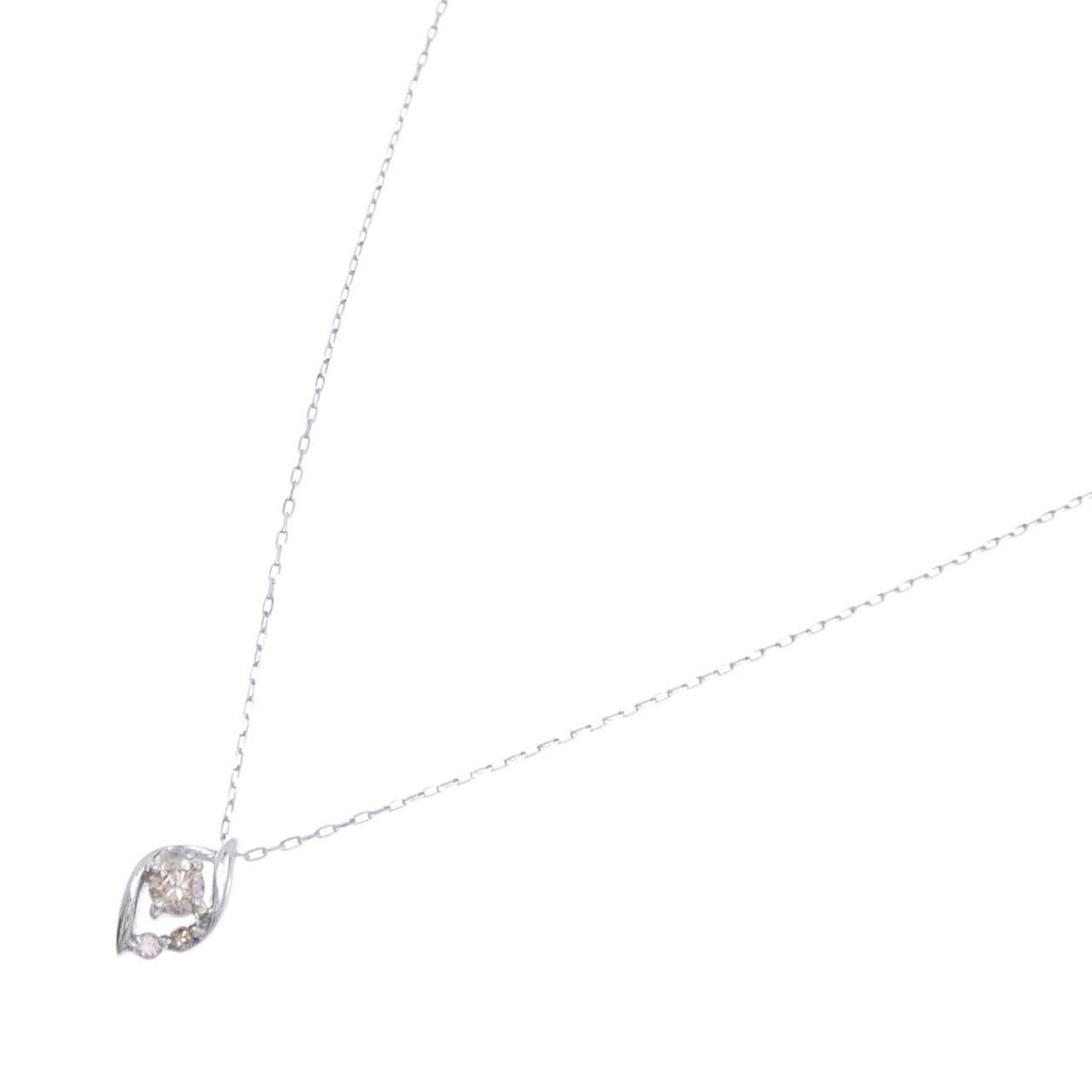 [BRAND NEW] PT Diamond Necklace 0.10CT