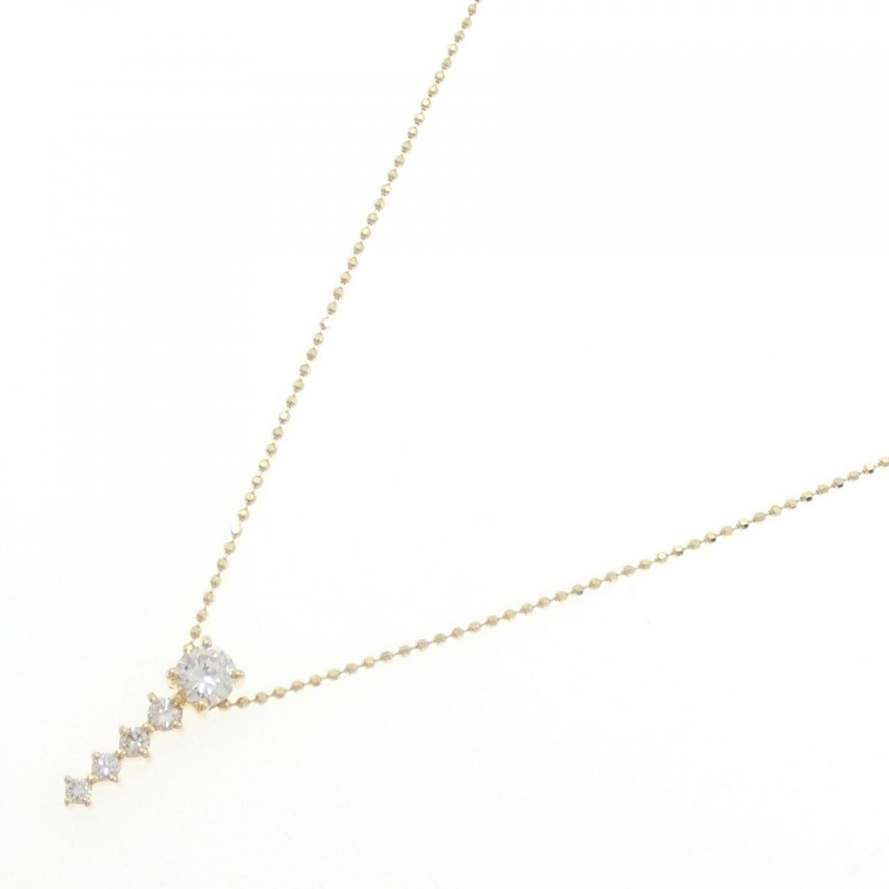 K18YG ダイヤモンド ネックレス 0.319CT