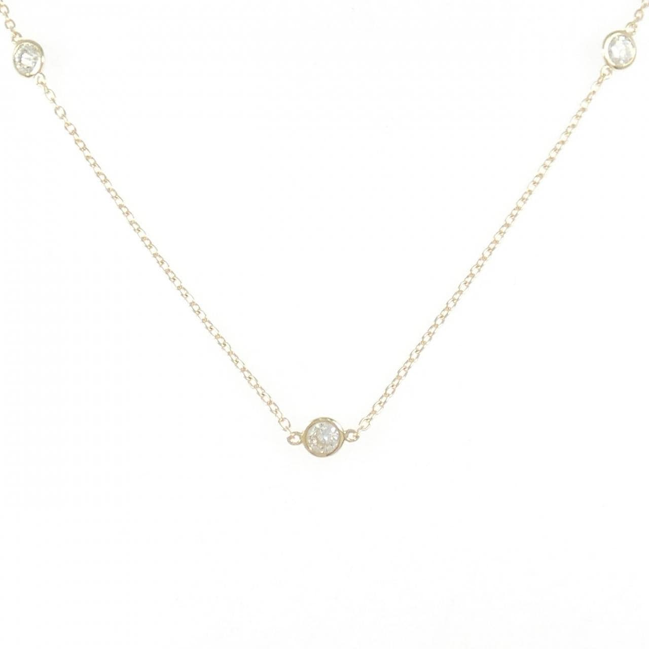 【リメイク】K10YG ダイヤモンド ネックレス 1.00CT