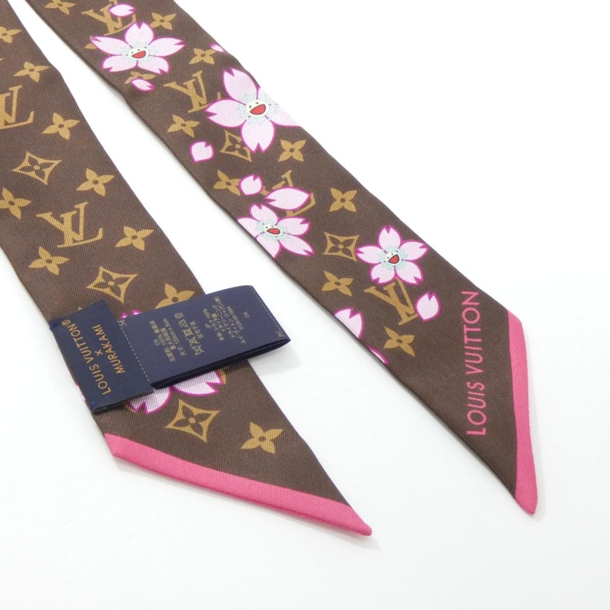 【未使用品】ルイヴィトン　モノグラムチェリー（ＬＶ　Ｘ　ＴＭ）　Ｍ９６０８４　スカーフ