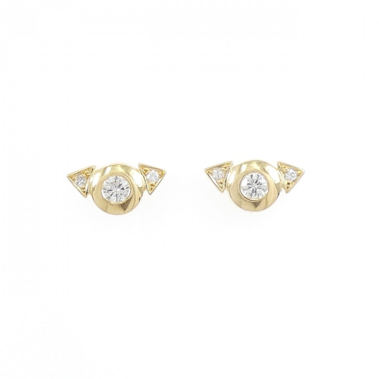 K18YG ダイヤモンド ピアス 0.20CT