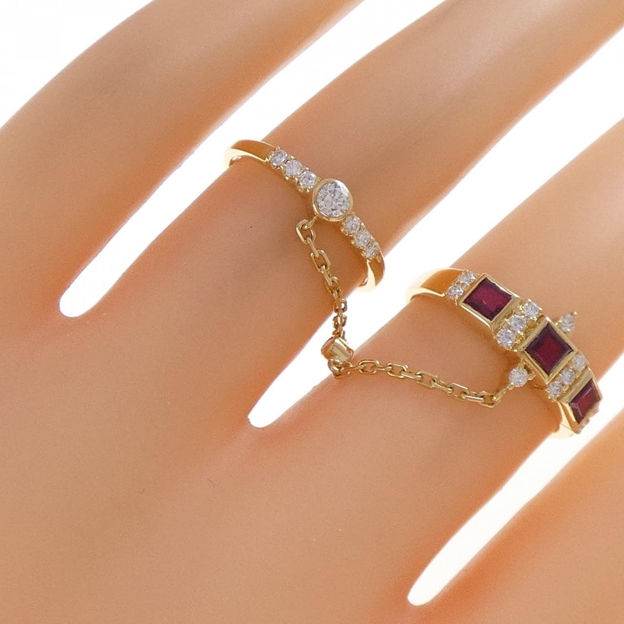 750YG红宝石戒指0.73CT