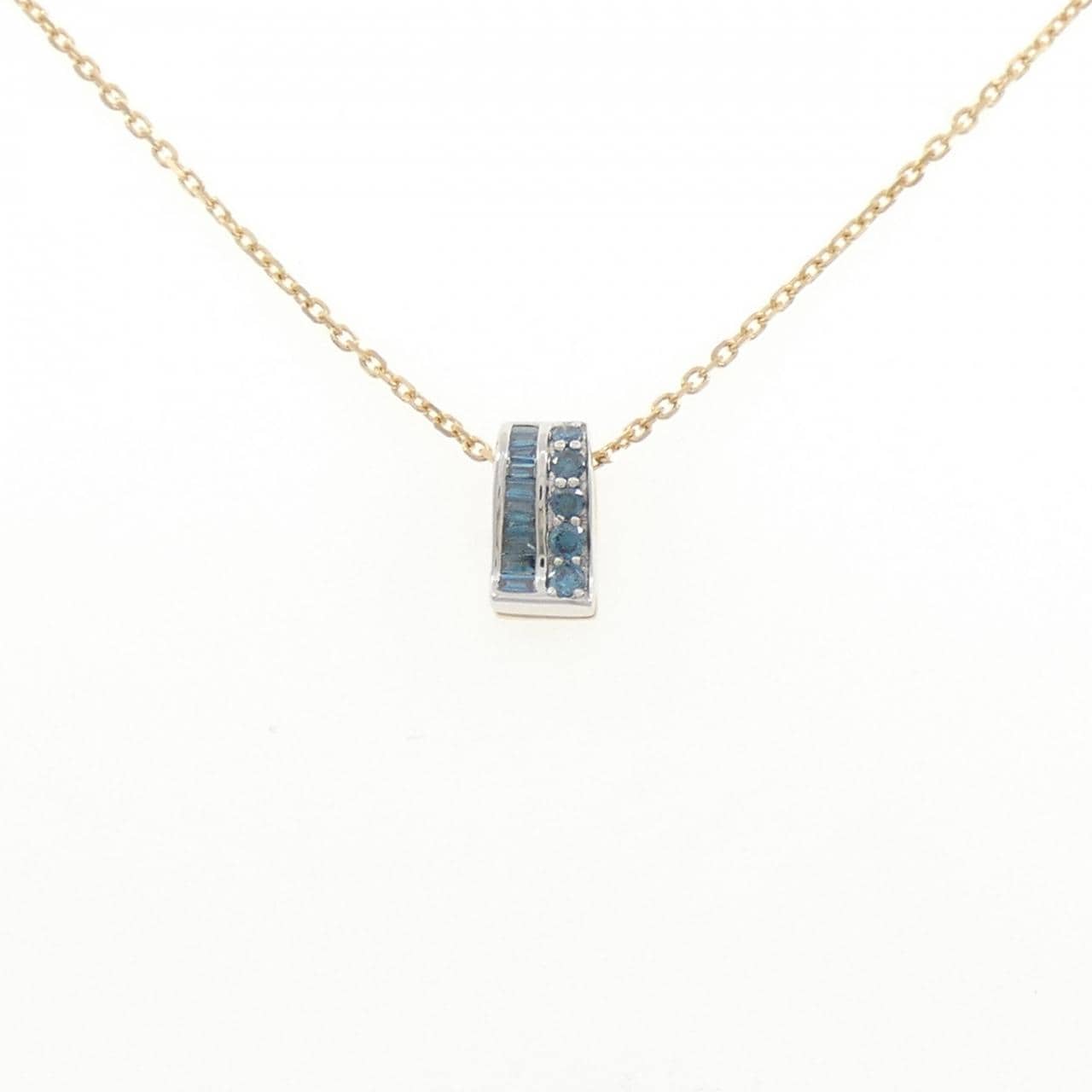 ジーエスティービー ダイヤモンド ネックレス 0.37CT