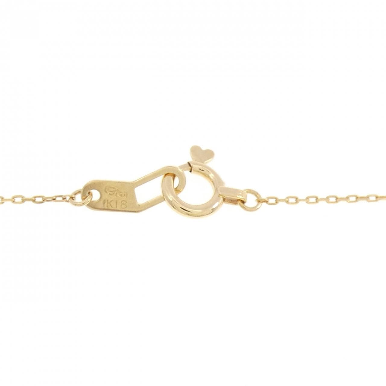 スタージュエリー イニシャル ネックレス 0.01CT