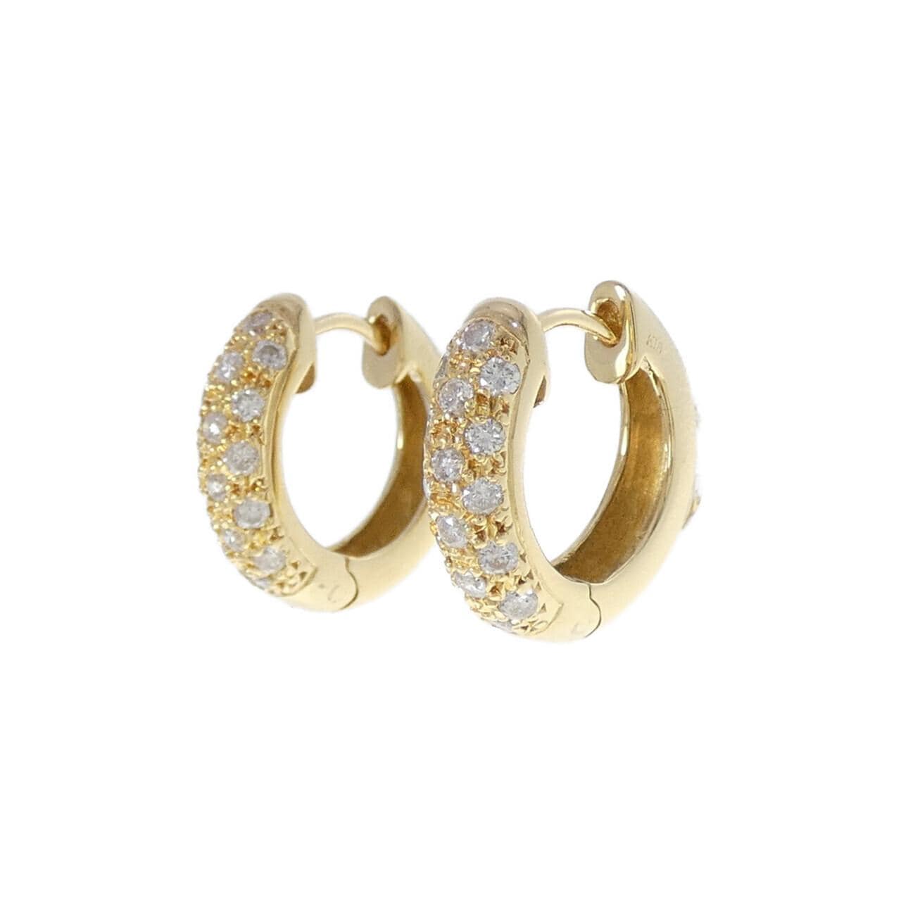 K18YG ダイヤモンド ピアス 0.50CT
