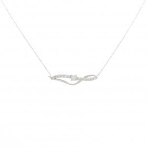 K18WG ダイヤモンド ネックレス 0.20CT