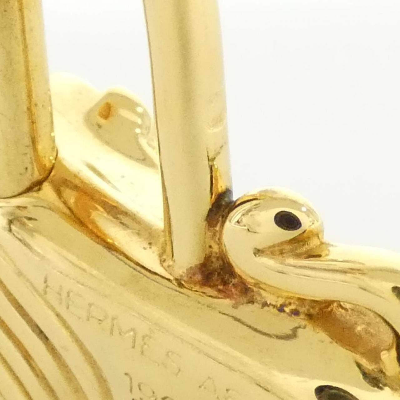 エルメス LION カデナ 041000CC キーホルダー