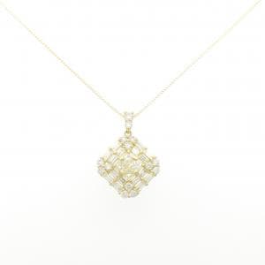 【新品】K18YG ダイヤモンド ネックレス 1.00CT