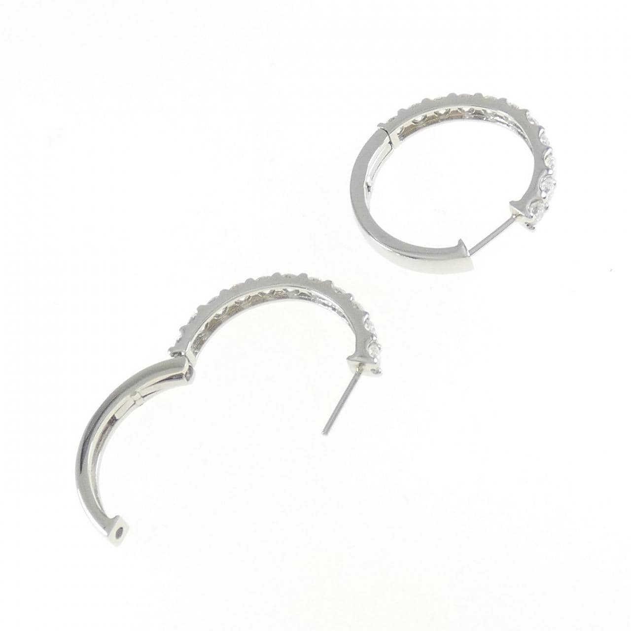 [BRAND NEW] PT900 Diamond Earrings 1.025CT 1.023CT EF VS1-VS2 VG-GOOD