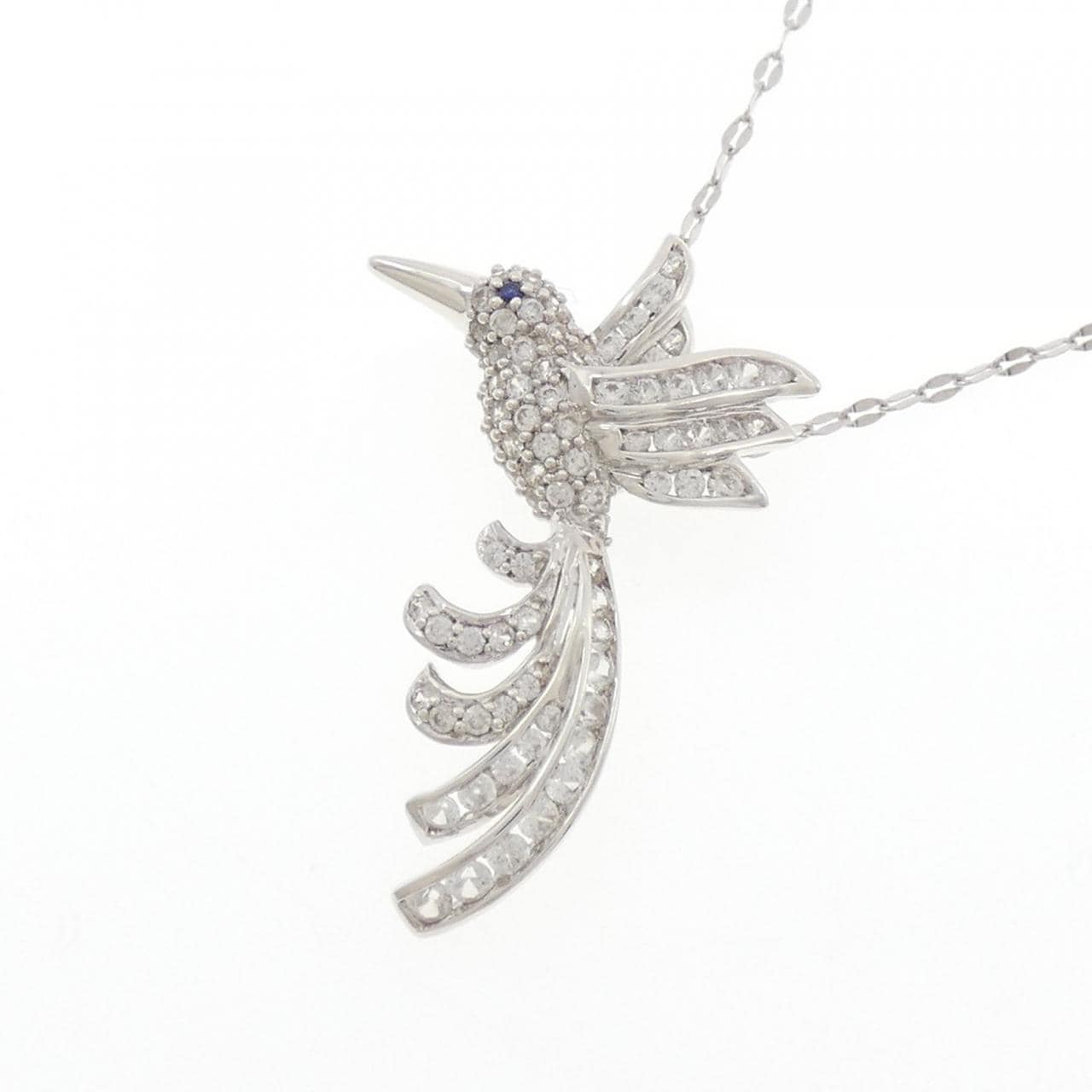 ジーエスティービー サファイヤ ネックレス 0.01CT