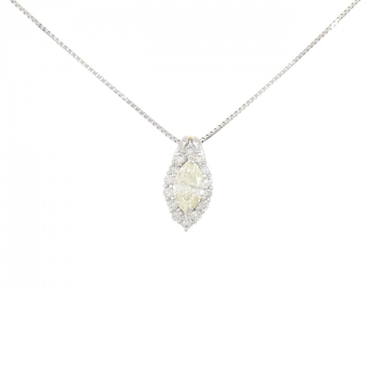PT900/PT850 ダイヤモンド ネックレス 0.56CT