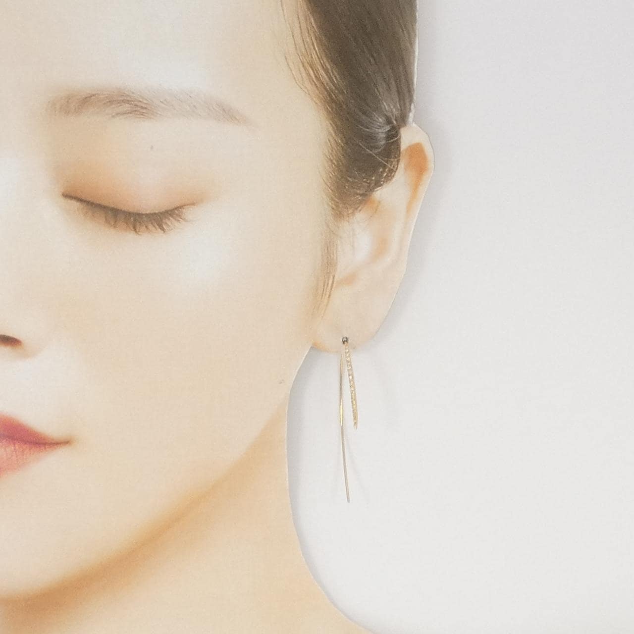 K18YG ダイヤモンド ピアス 0.20CT