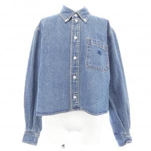 セリーヌ CELINE ユニオンオーシャンウォッシュデニム クロップドシャツ トリオンフ 2T187459N シャツ
