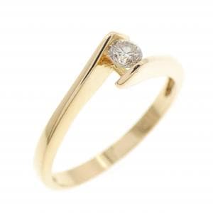 K18YG ダイヤモンド リング 0.11CT