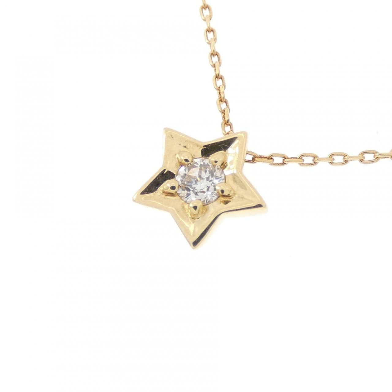フェスタリア スター ダイヤモンド ネックレス 0.056CT