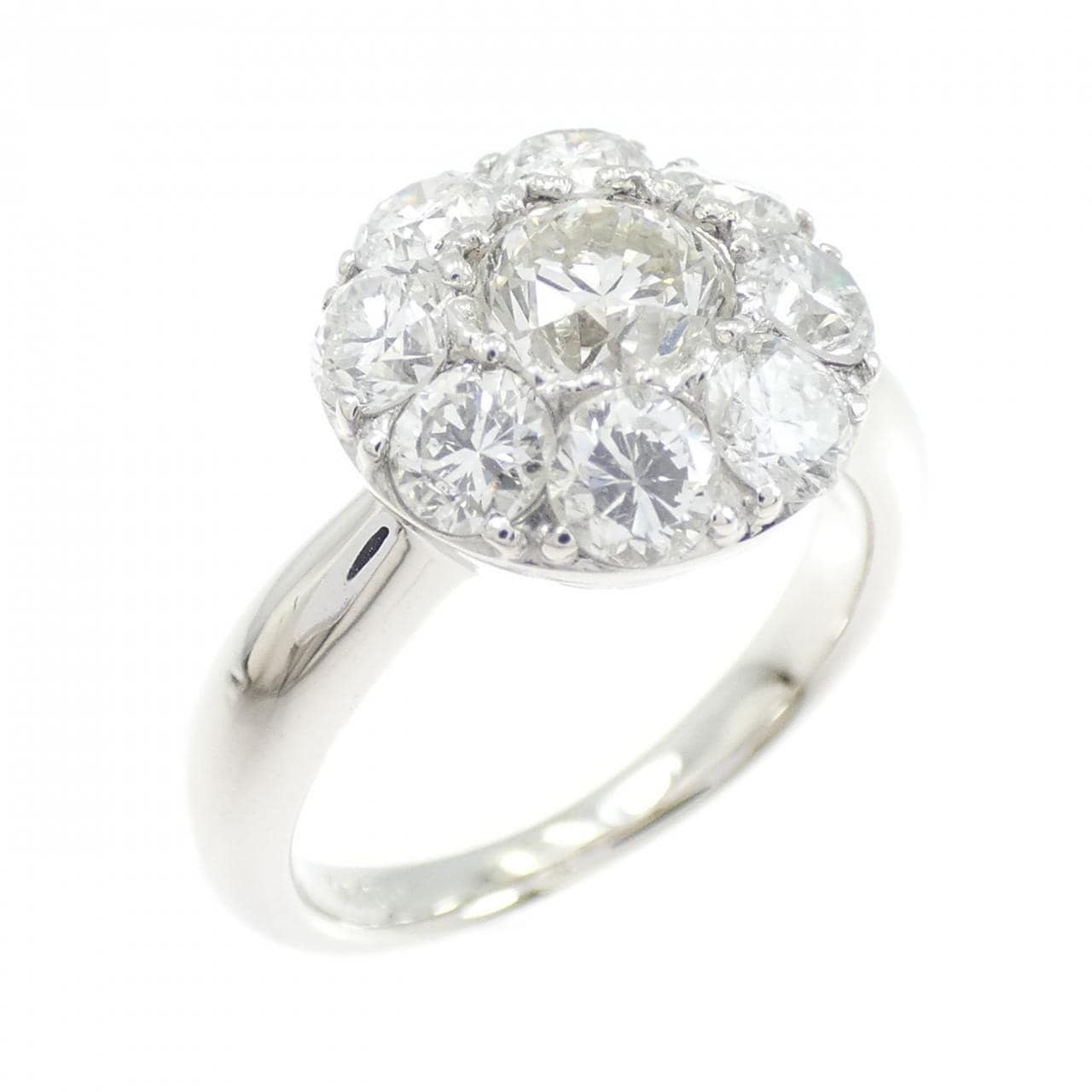 PT900 ダイヤモンド リング 2.04CT