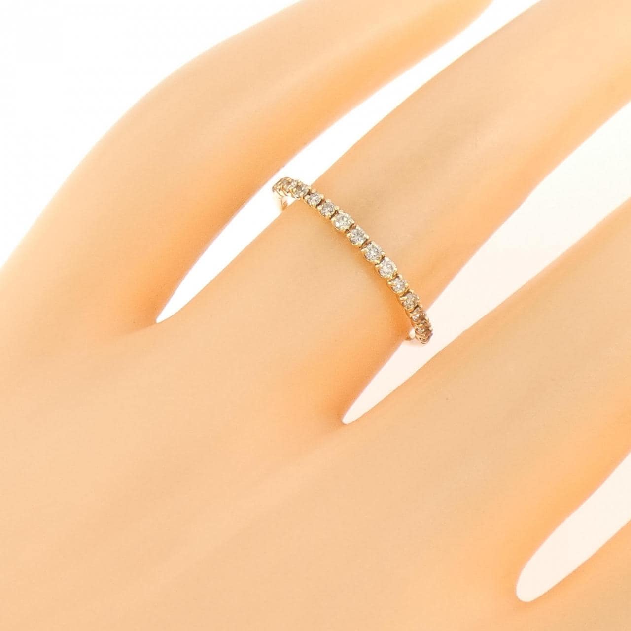 K10YG ダイヤモンド リング 0.15CT