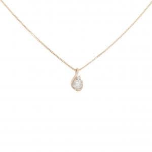 K18PG ダイヤモンド ネックレス 0.1CT