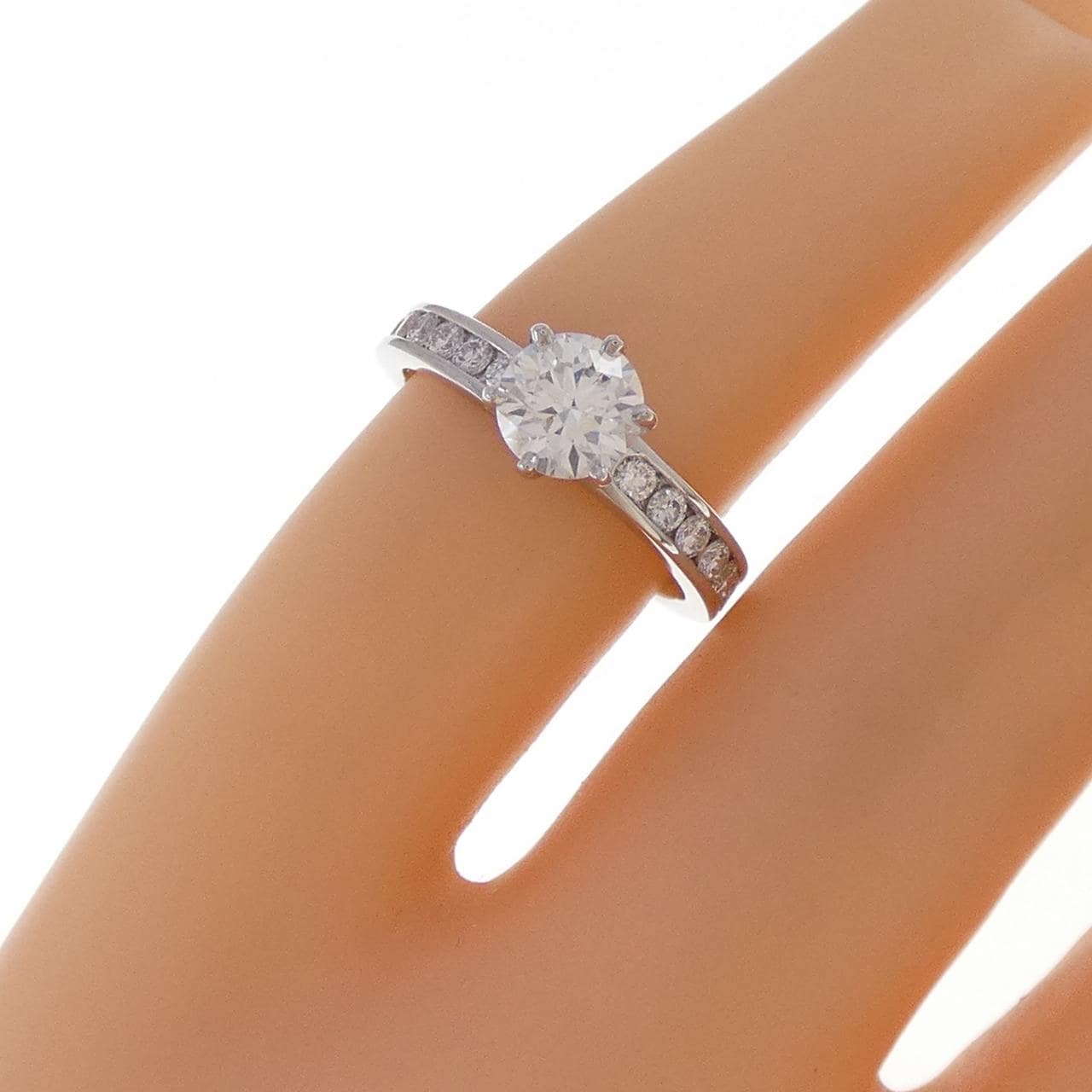 ティファニー ビーズセッティング リング 0.48CT