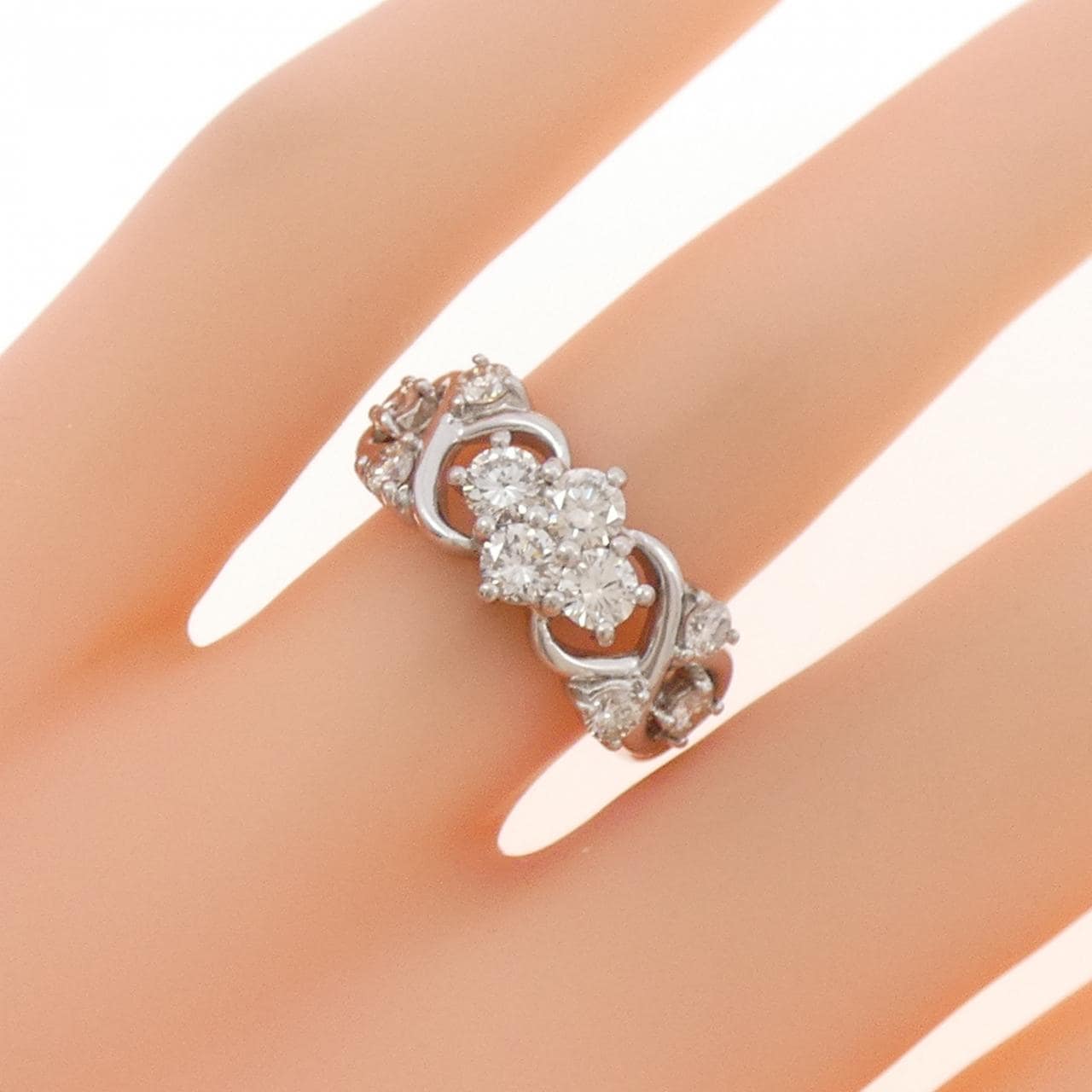 PT900鑽石戒指 1.02克拉