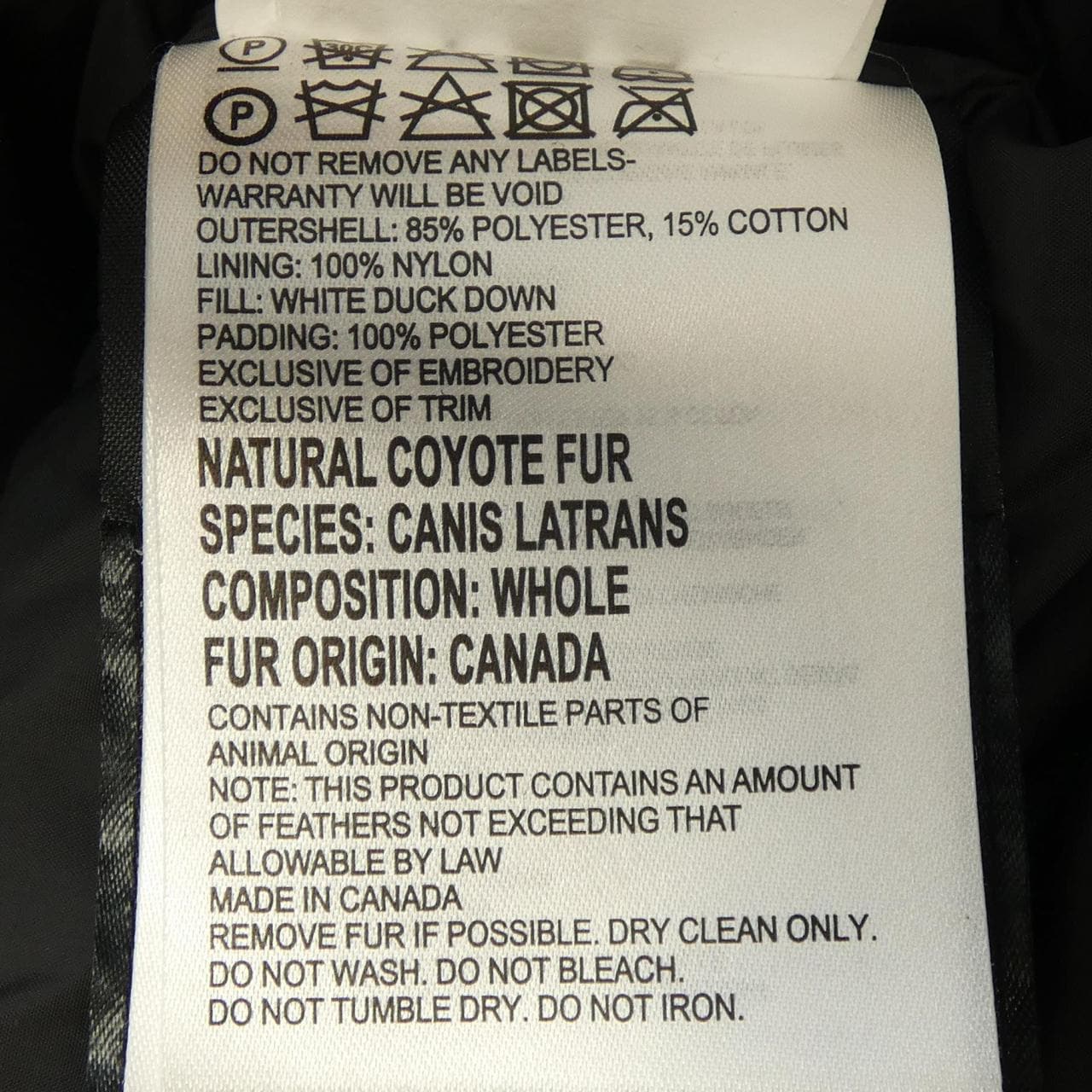 カナダグース CANADA GOOSE 2603JL BRONTE ブロンテ ダウンコート