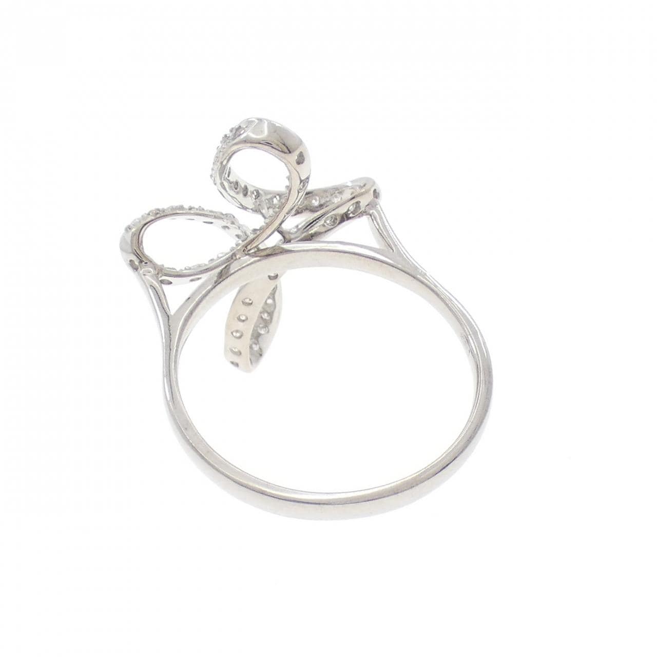 K18WG ダイヤモンド リング 0.25CT