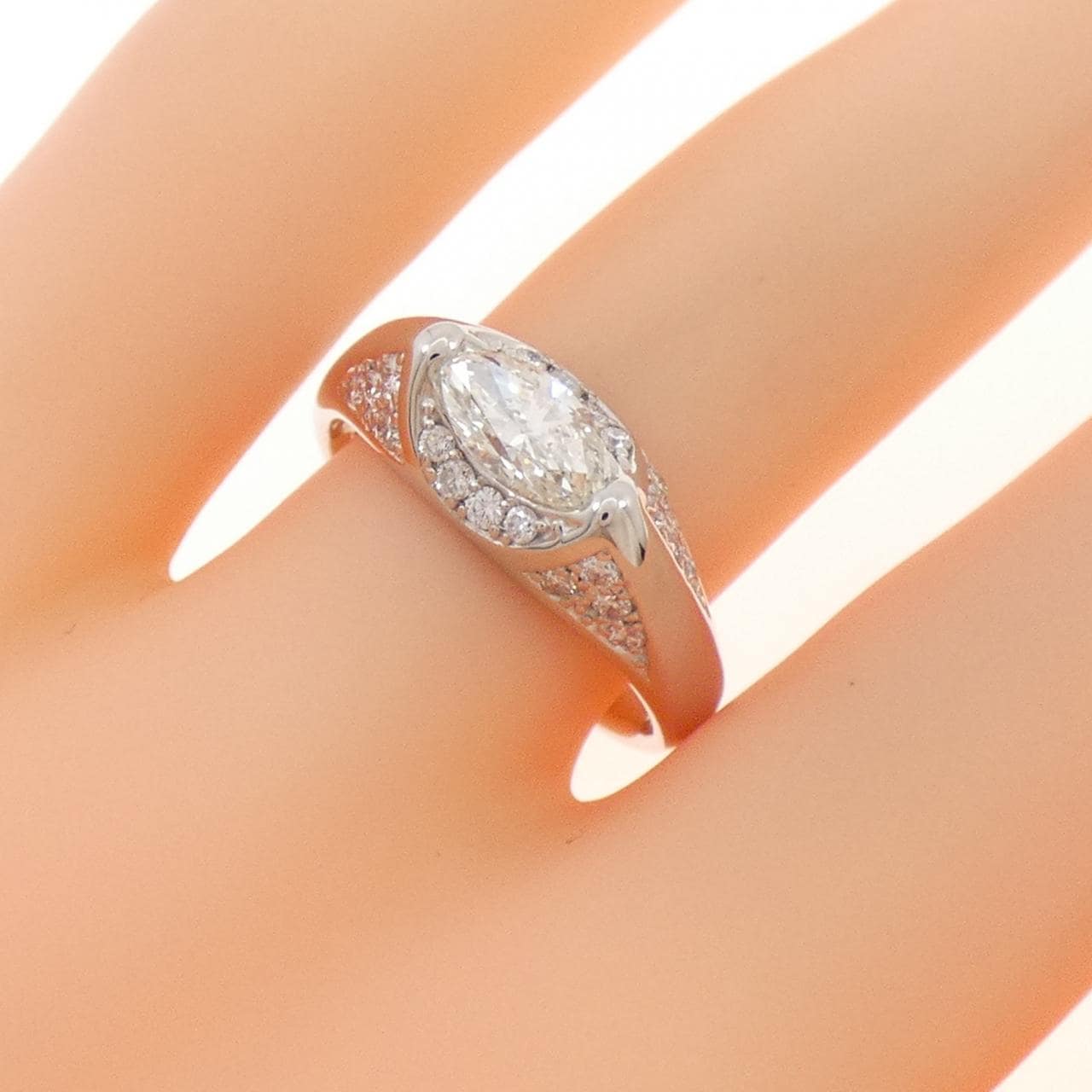 PT900 ダイヤモンド リング 0.51CT