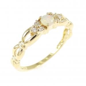 K18YG オパール リング