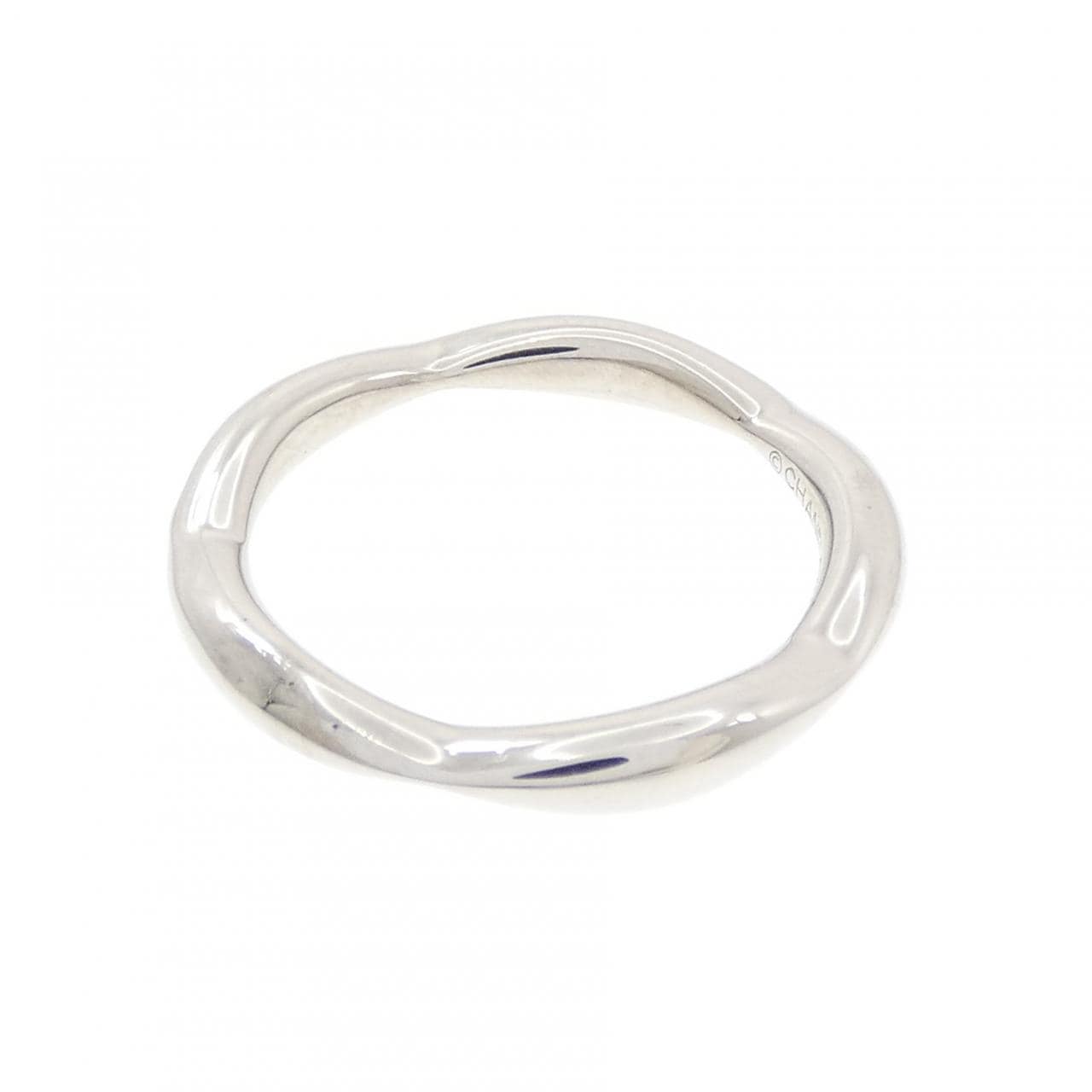 シャネル カメリア ハーフエタニティ リング