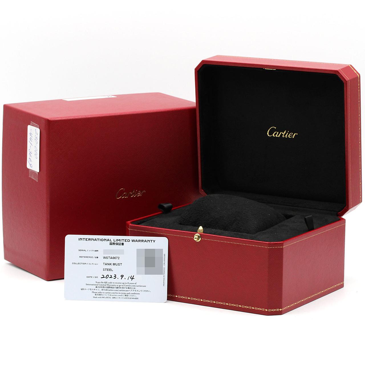 カルティエ タンクマストLM WSTA0072 SS クォーツ