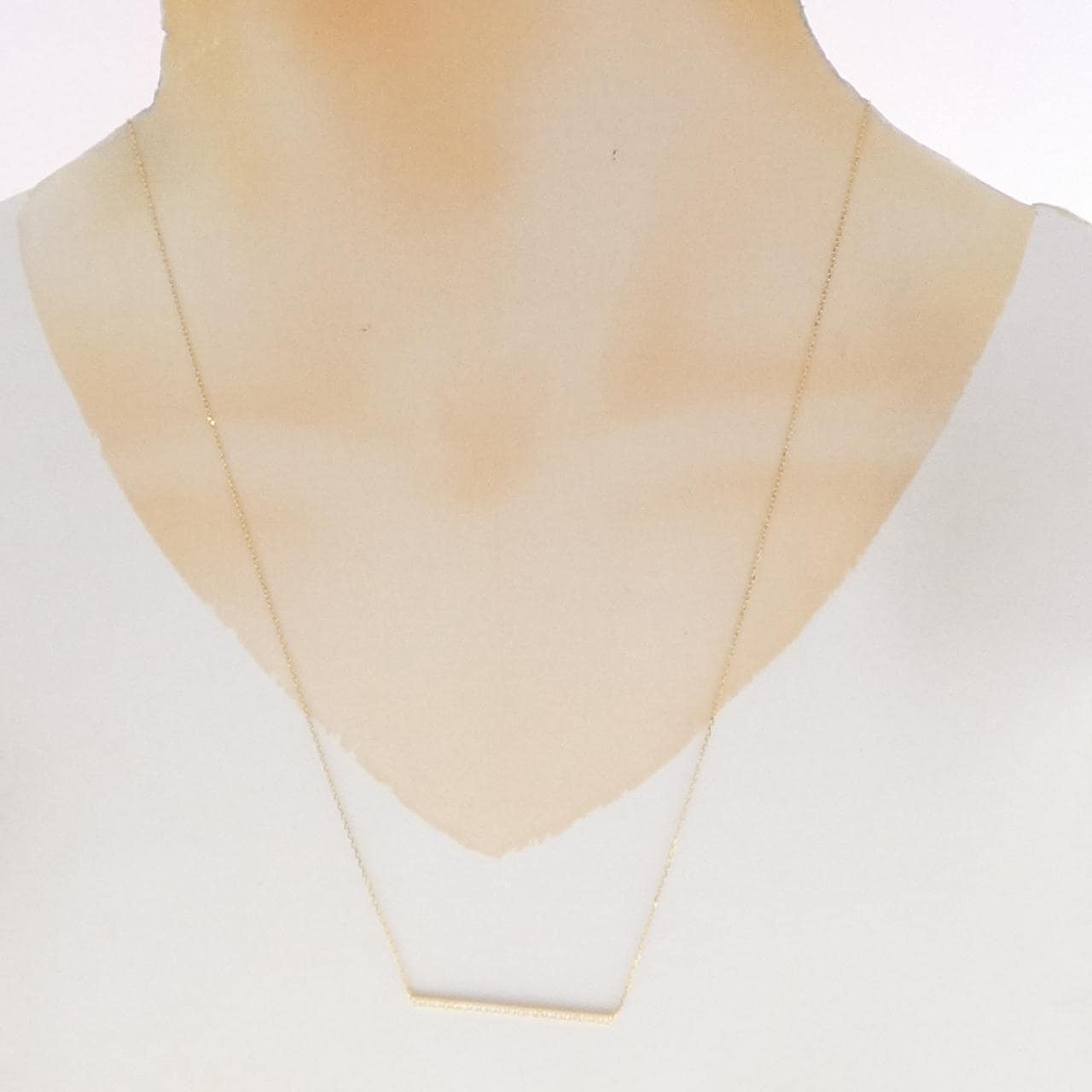 K18YG ダイヤモンド ネックレス 0.147CT