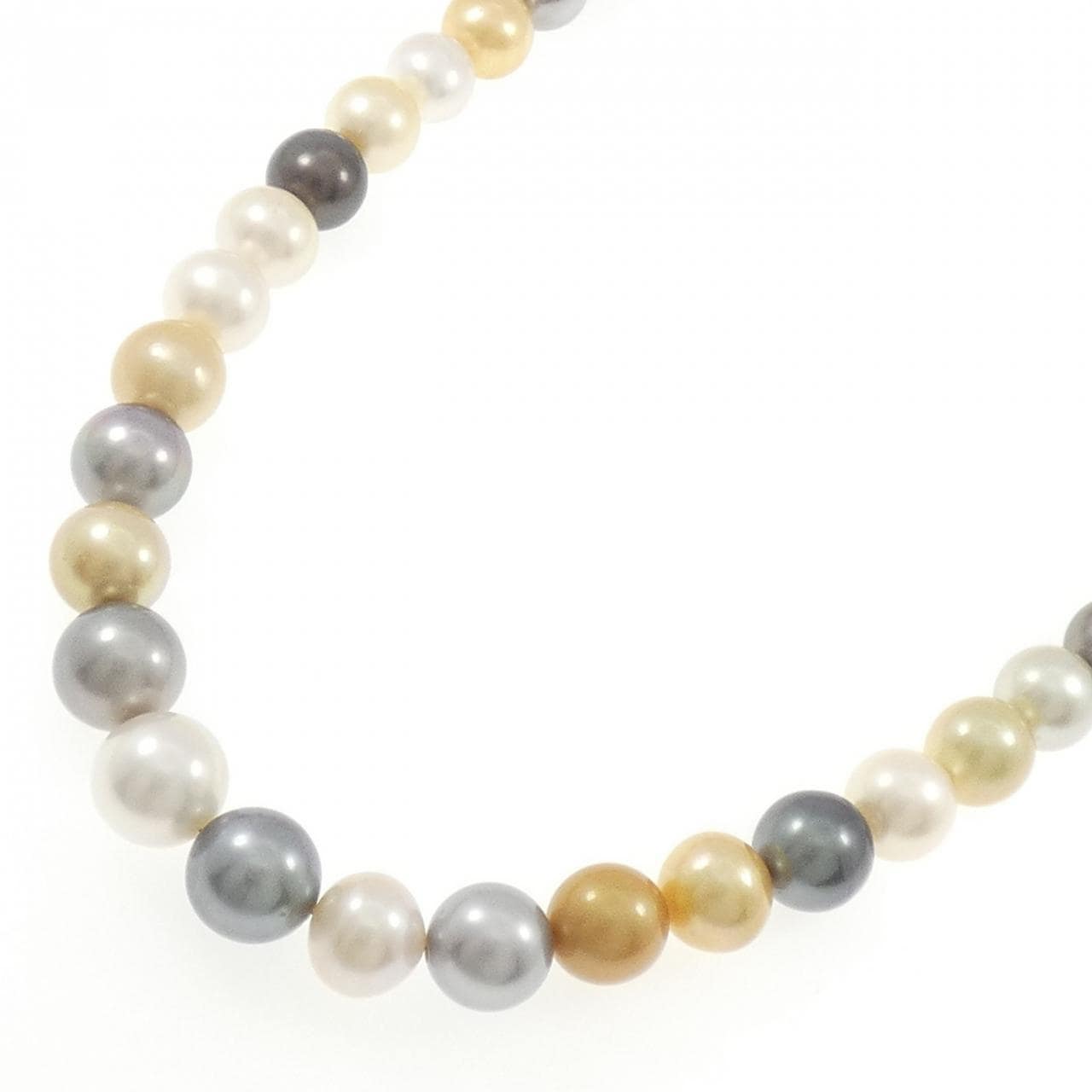 シルバークラスプ パール ネックレス 8.5-12mm