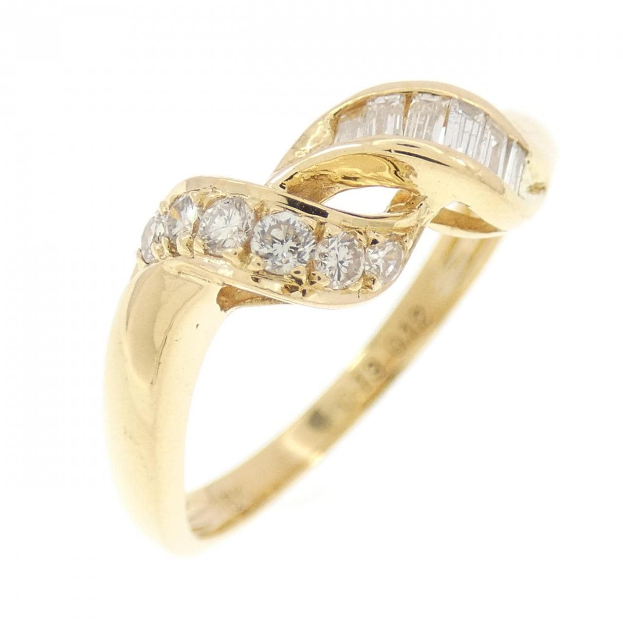 18KYG钻石戒指 0.13CT