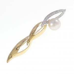 タサキ 白蝶パール ブローチ