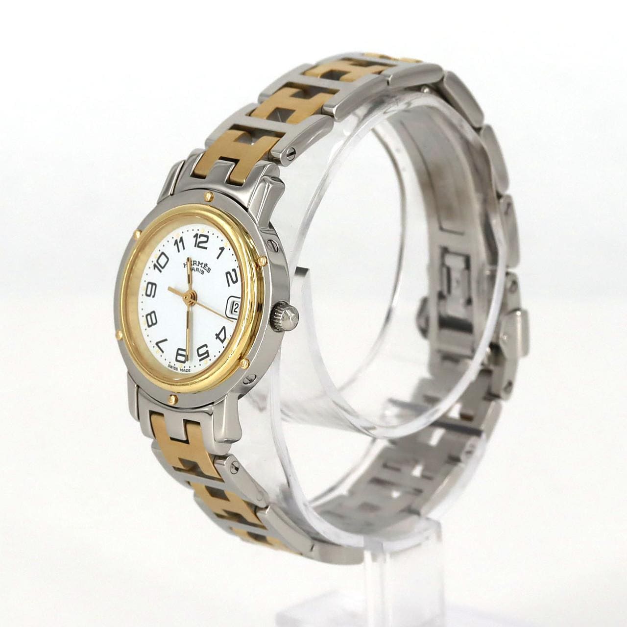 エルメス クリッパー コンビ CL4.220 SSxGP クォーツ