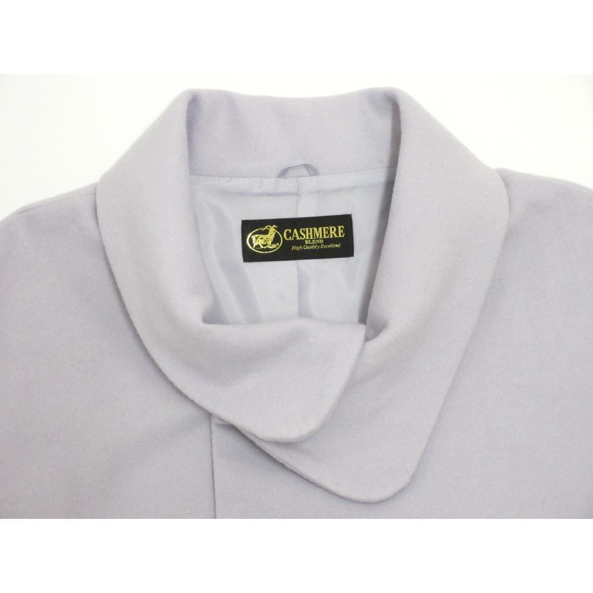 【新品】ケープ カシミヤ混ウール ロール衿