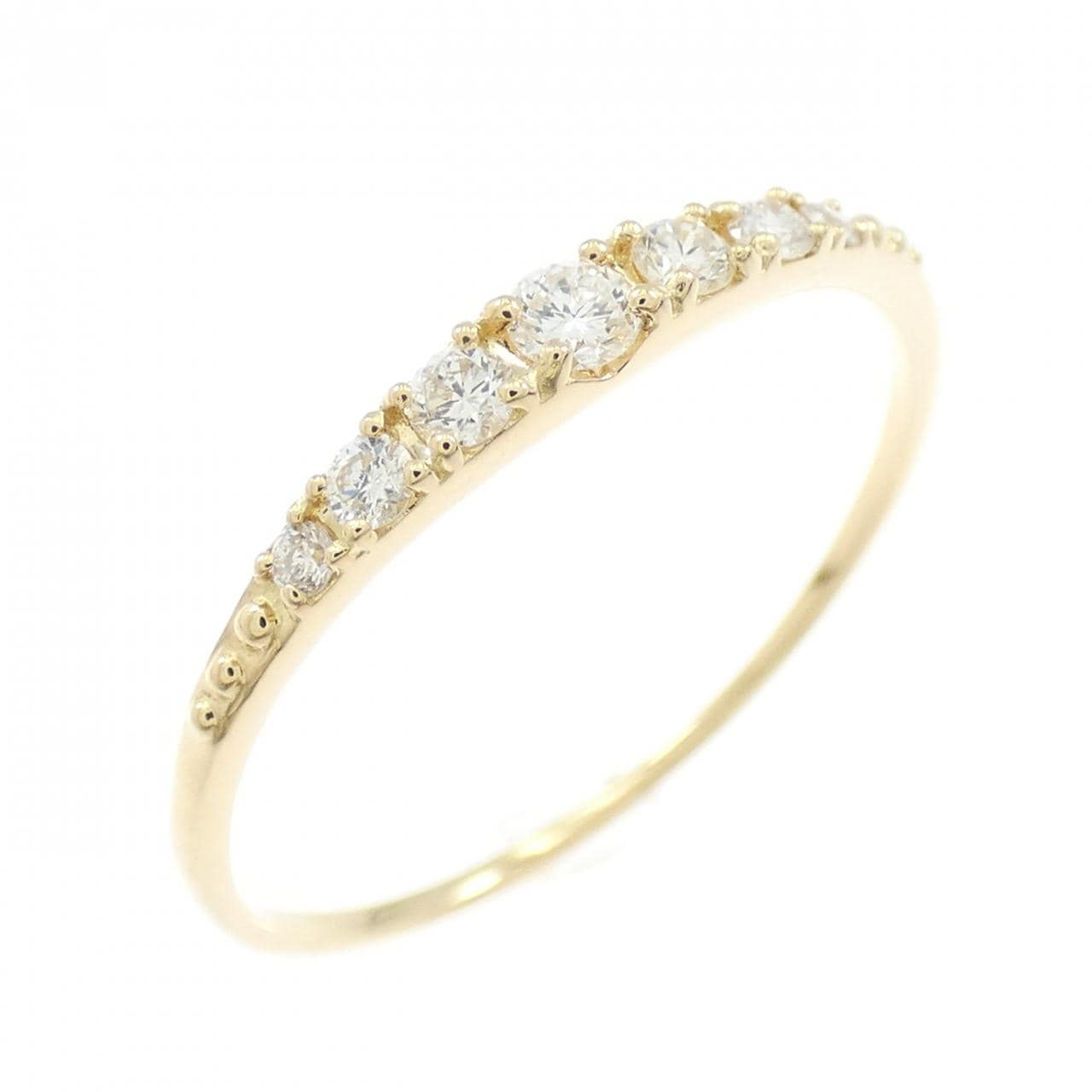 【リメイク】K18YG ダイヤモンド リング 0.15CT