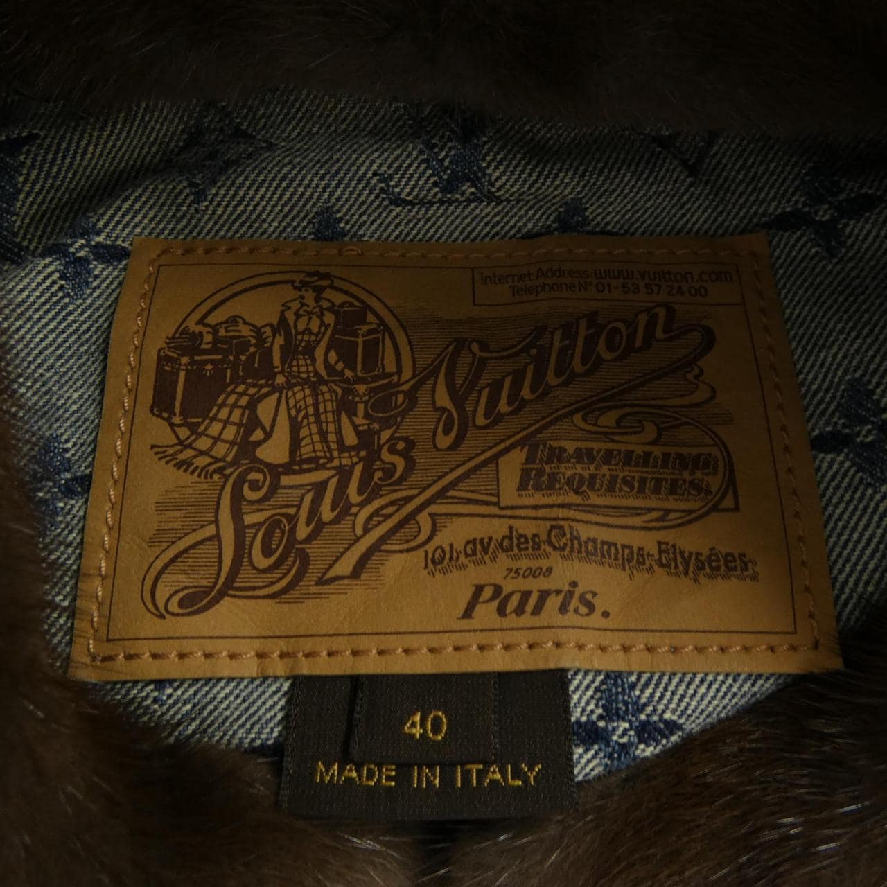 ルイヴィトン LOUIS VUITTON WHJA01CF7 デニムジャケット