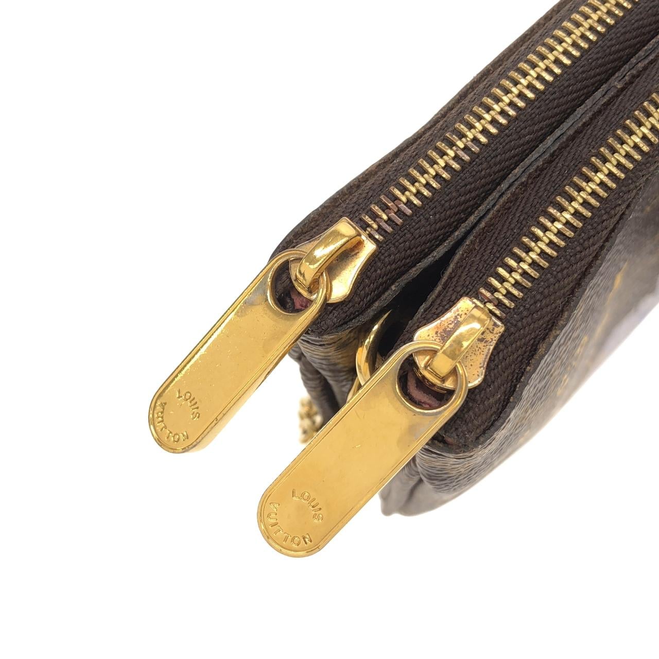 ルイヴィトン モノグラム ホリデイ(ヴィヴィエンヌ) ポシェット ドゥーブル ジップ M68486 ショルダーバッグ