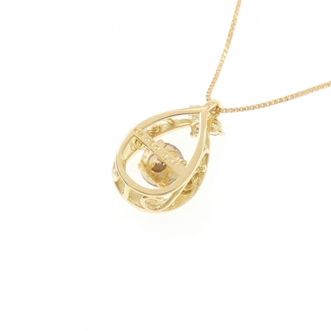 K18YG ダイヤモンド ネックレス 0.50CT