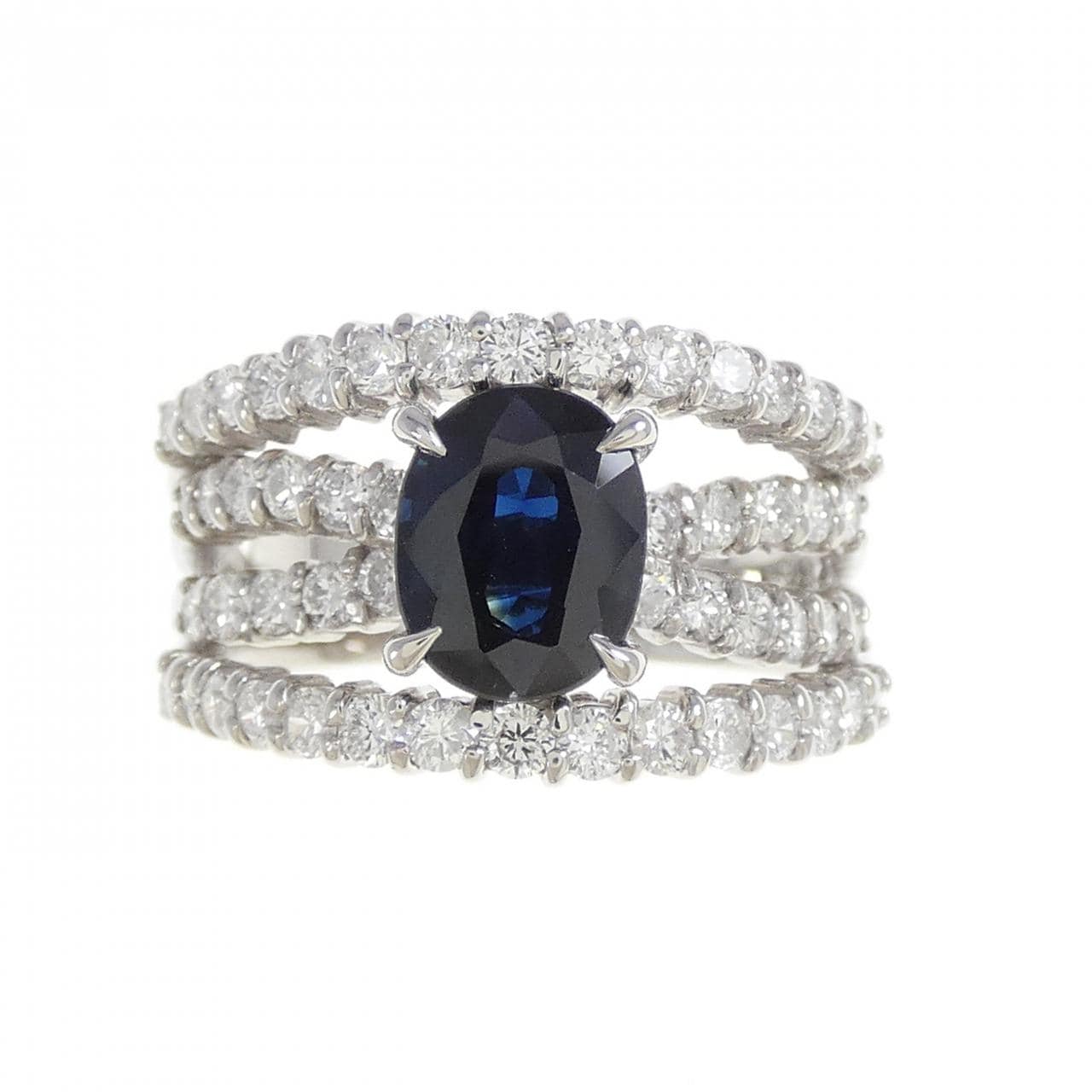 PT900 サファイヤ リング 1.68CT