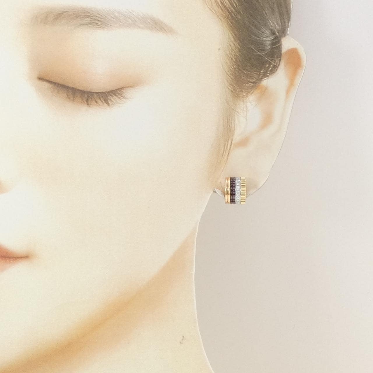 ブシュロン キャトル クラシック シングル イヤリング 片耳