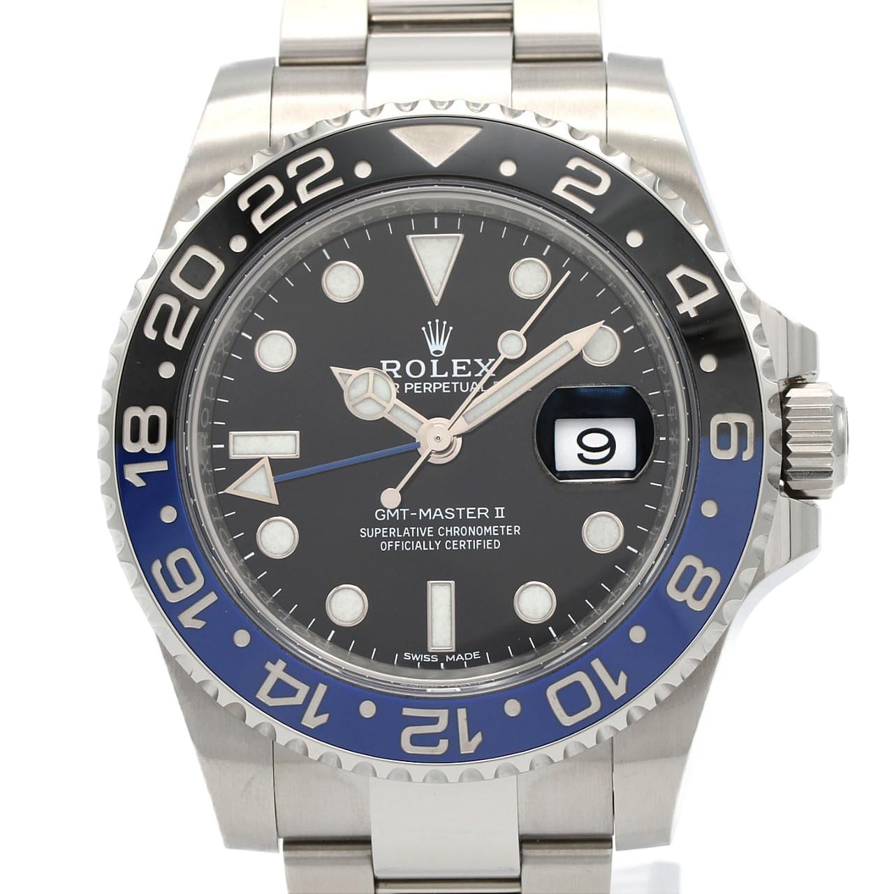 ロレックス GMTマスターⅡ 116710BLNR SS 自動巻 ランダム番