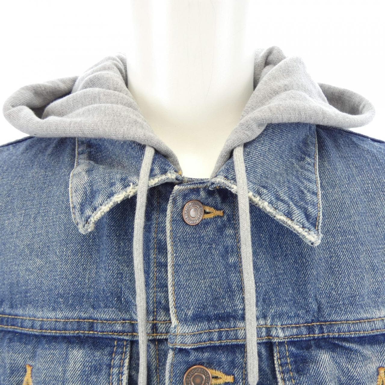 セリーヌ CELINE フード付きトラッカージャケット 2Q374930F デニムジャケット