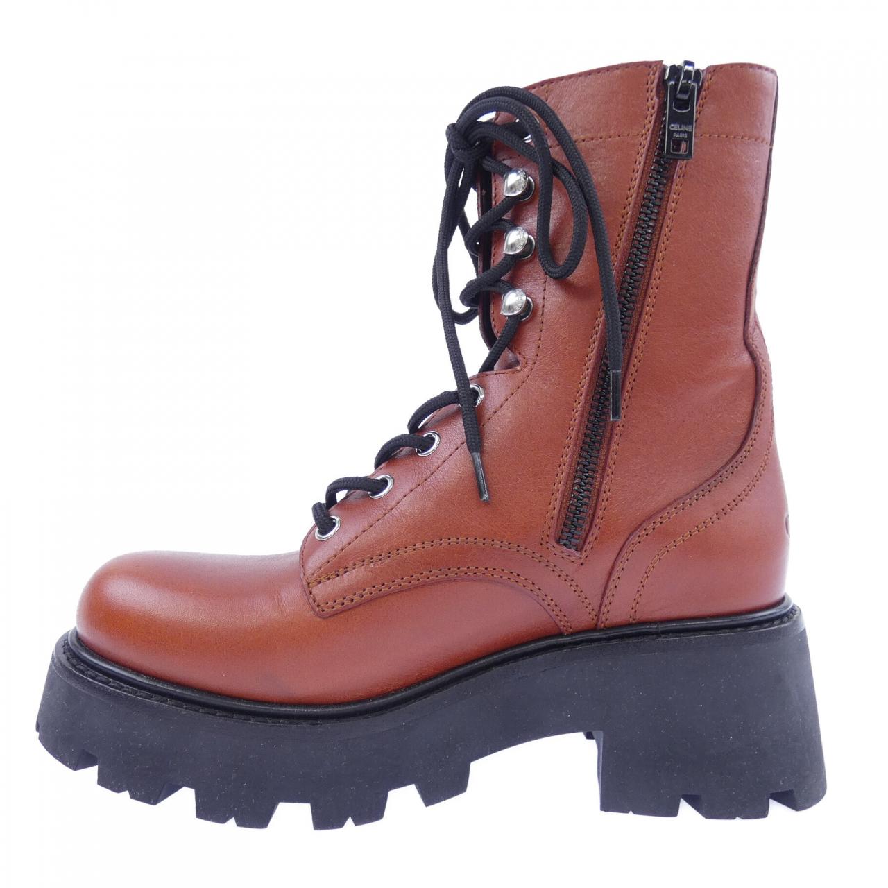 セリーヌ CELINE トリオンフレンジャー　ミッドレースアップ 357583579C ブーツ