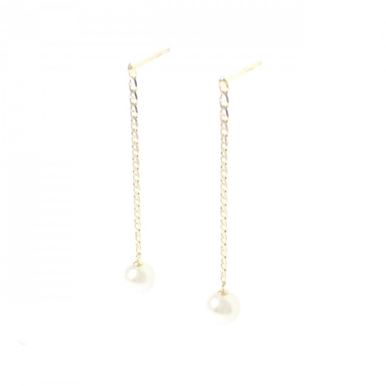 K18YG アコヤパール ピアス 6.0mm