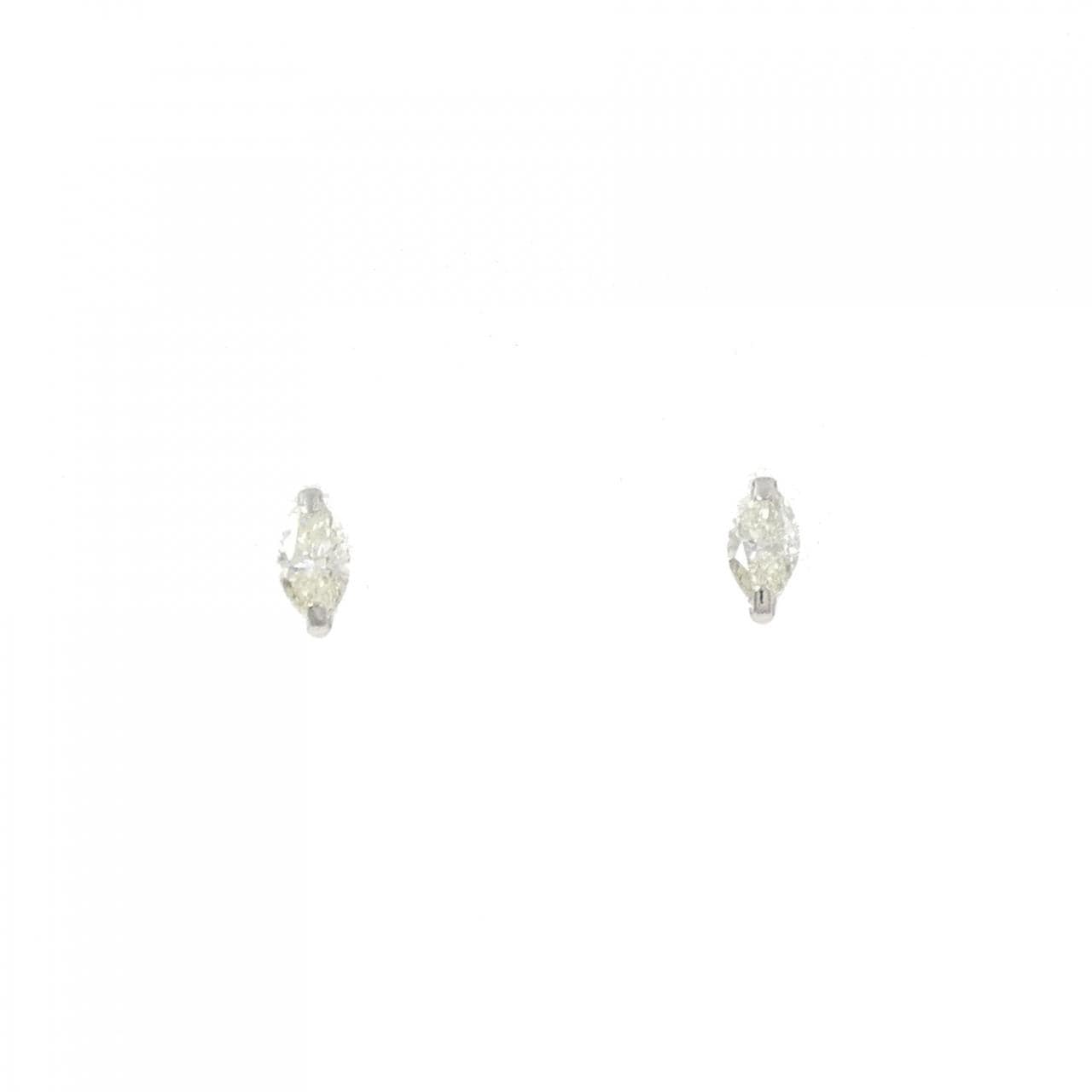 【新品】PT900 ダイヤモンド ピアス 0.12CT