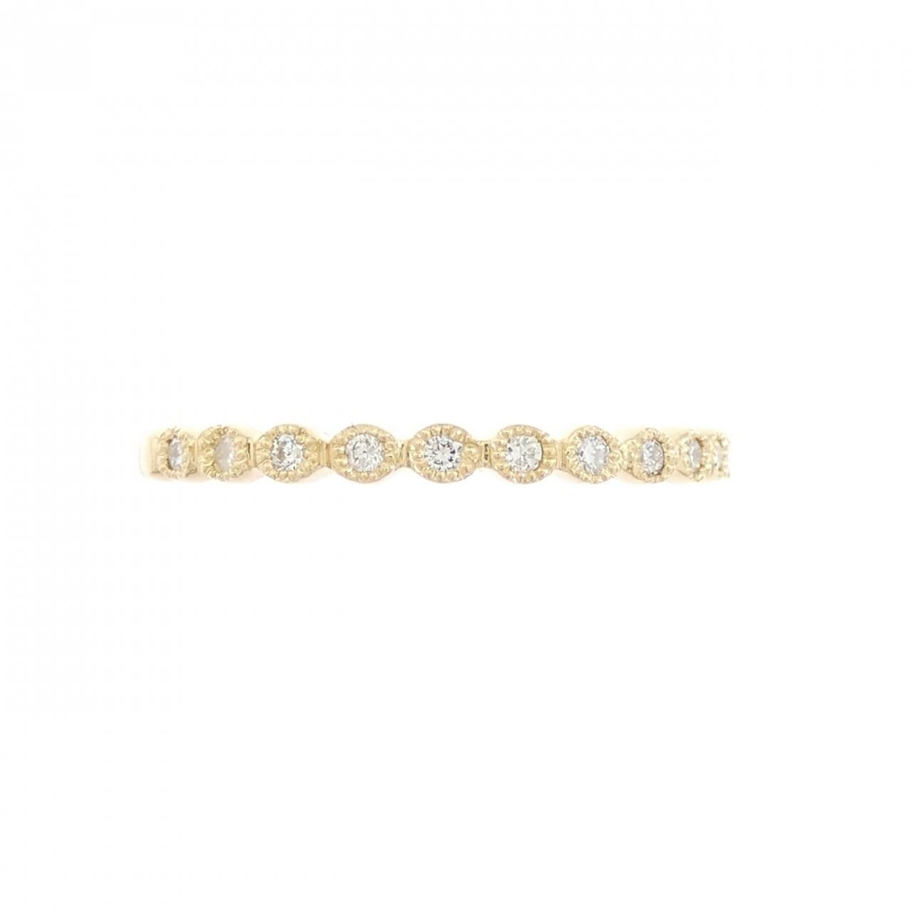 【リメイク】K18YG ダイヤモンド リング 0.10CT
