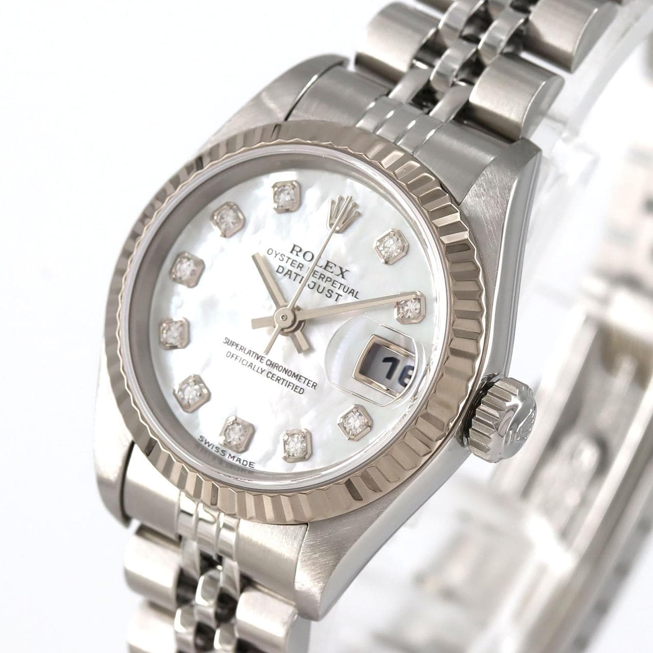 ロレックス デイトジャスト 79174NG SSxWG 自動巻 Y番